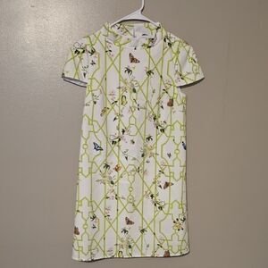 Molly Moorkamp Casual Mini Dress White Multi Color Womens Size XS/Small